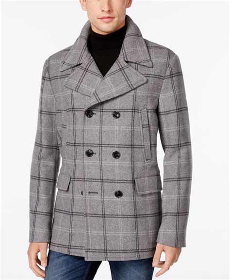 michael kors jacket mens collin|michael kors men's peacoat.